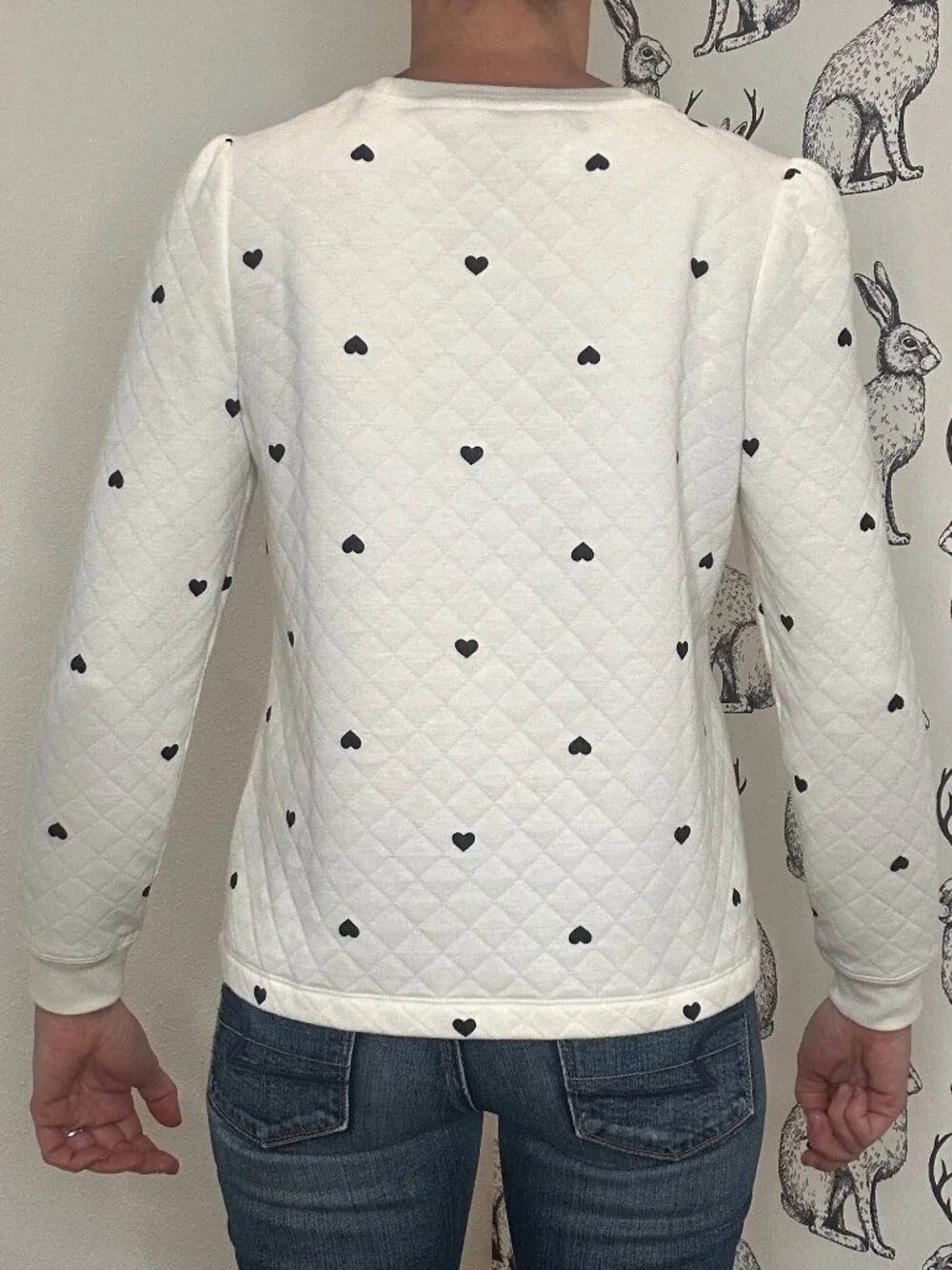 Women's Mystree French Terry Long Sleeve LtWt Sweatshirt SzS - Picture 4 of 5